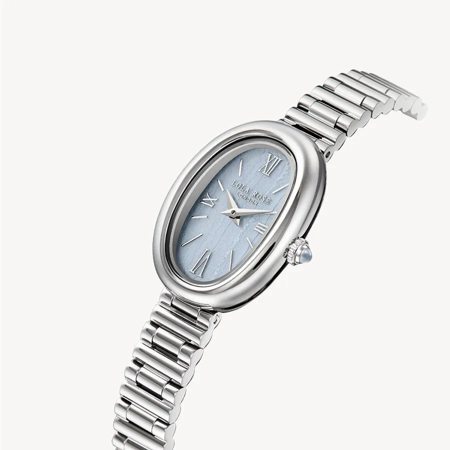 Mirror Blue Lace Agate Watch sold by Lola Rose product image thumbnail 3