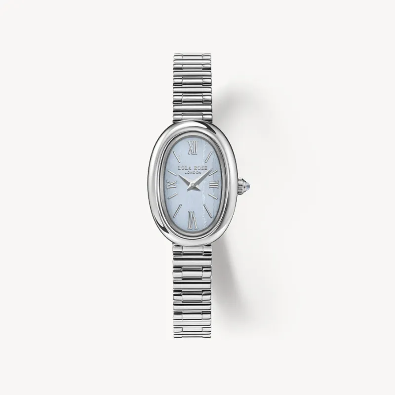 Mirror Blue Lace Agate Watch sold by Lola Rose