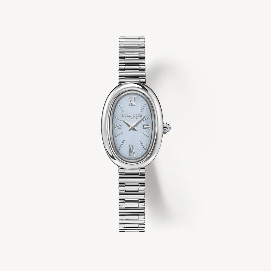Mirror Blue Lace Agate Watch sold by Lola Rose