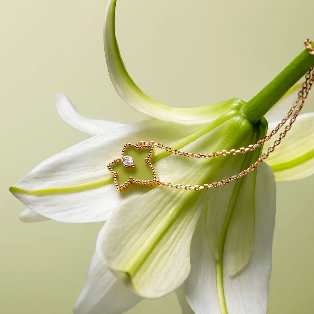 Ivy Green Onyx Bead Necklace sold by Lola Rose product image thumbnail 3