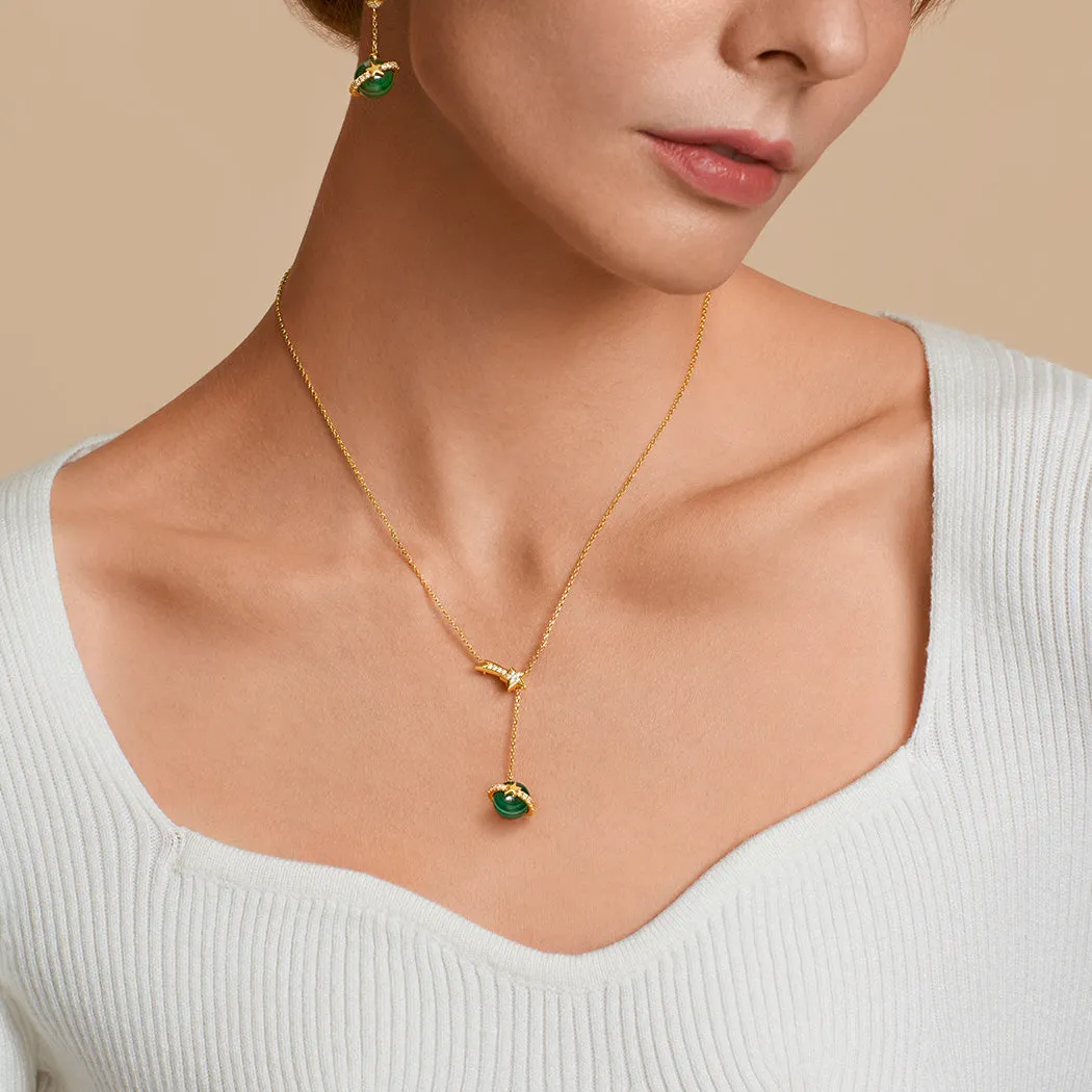 Malachite Necklace sold by Lola Rose product image thumbnail 2