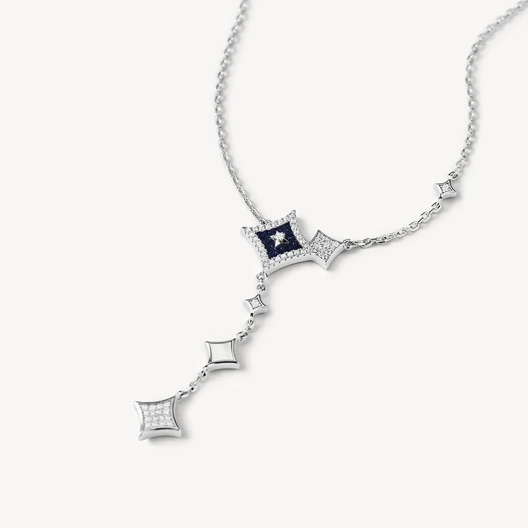 Blue Sandstone Chain Necklace sold by Lola Rose product image thumbnail 3