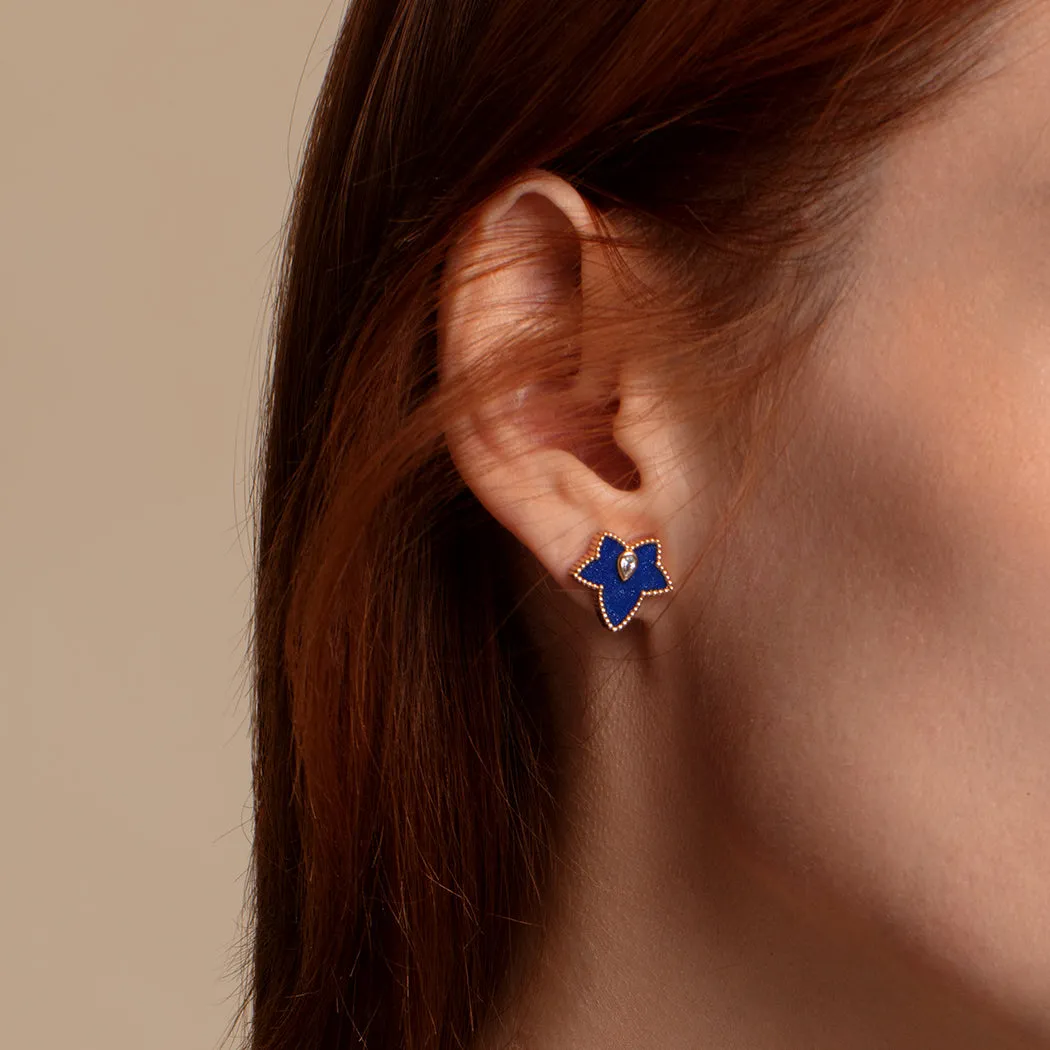 Lapis Lazuli Bead Earrings sold by Lola Rose product image thumbnail 2
