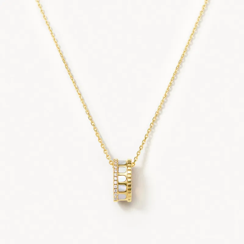 Arch Mother-of-Pearl Necklace sold by Lola Rose
