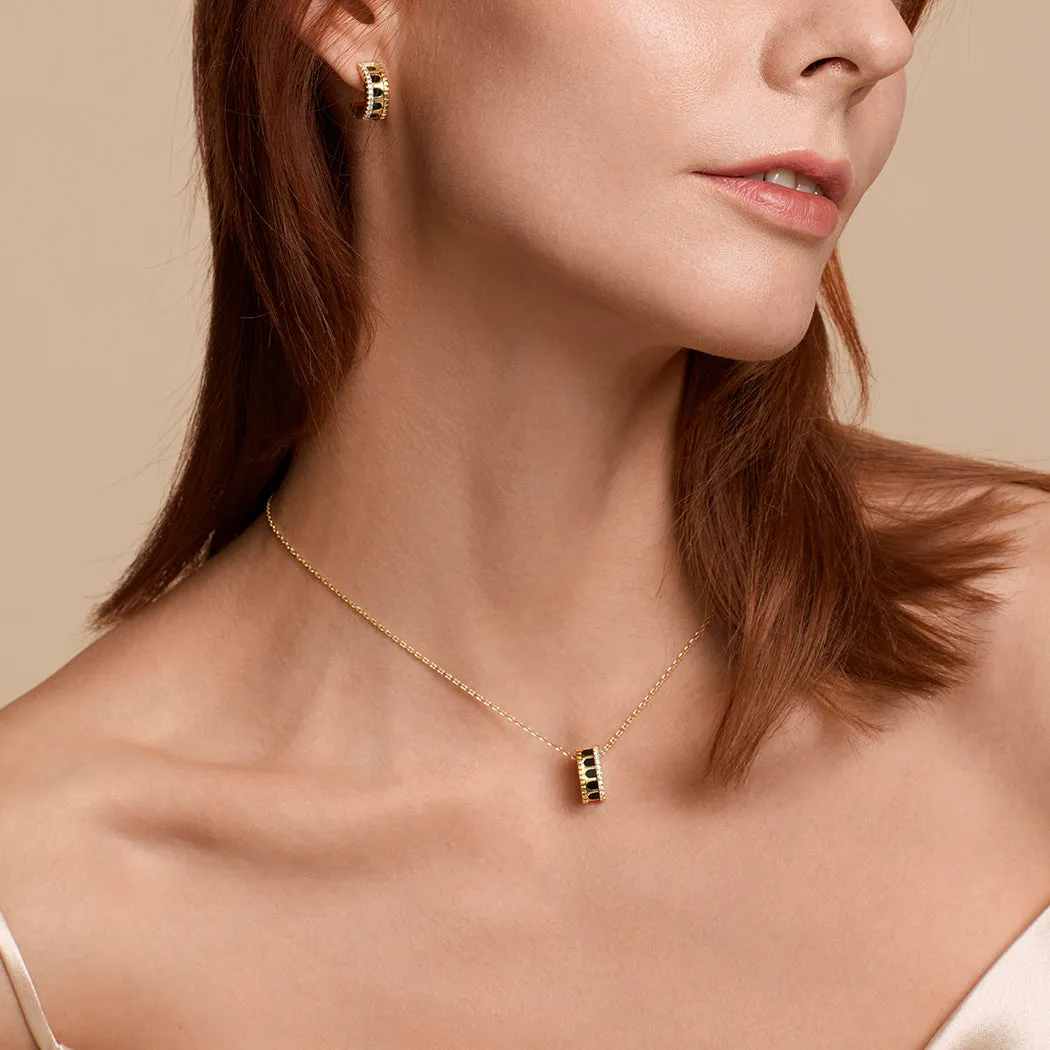 Arch Black Onyx Necklace sold by Lola Rose product image thumbnail 2