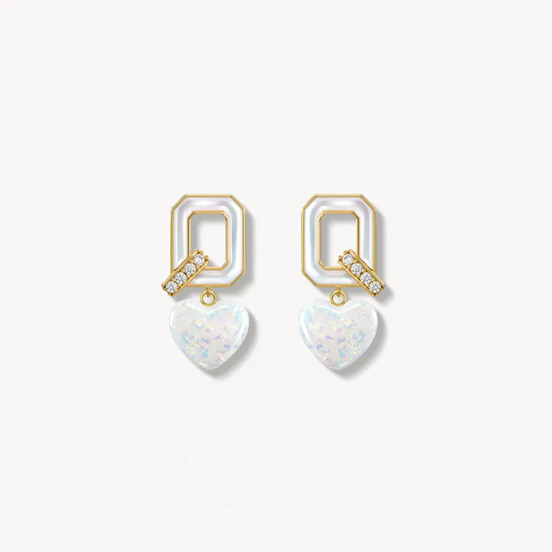 Mother of Pearl Earrings sold by Lola Rose