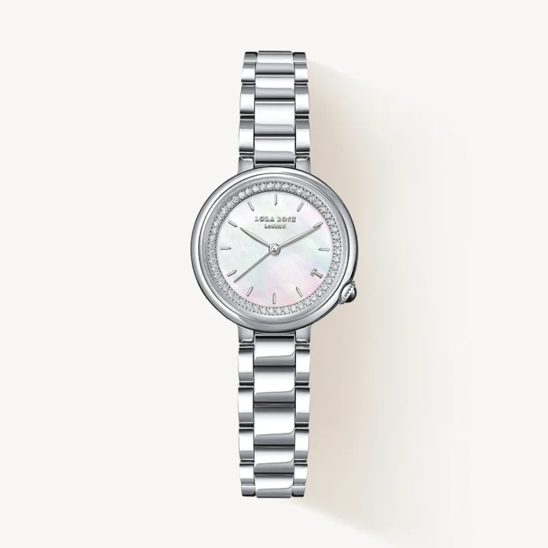 Mother of Pearl Watch With Zircon sold by Lola Rose