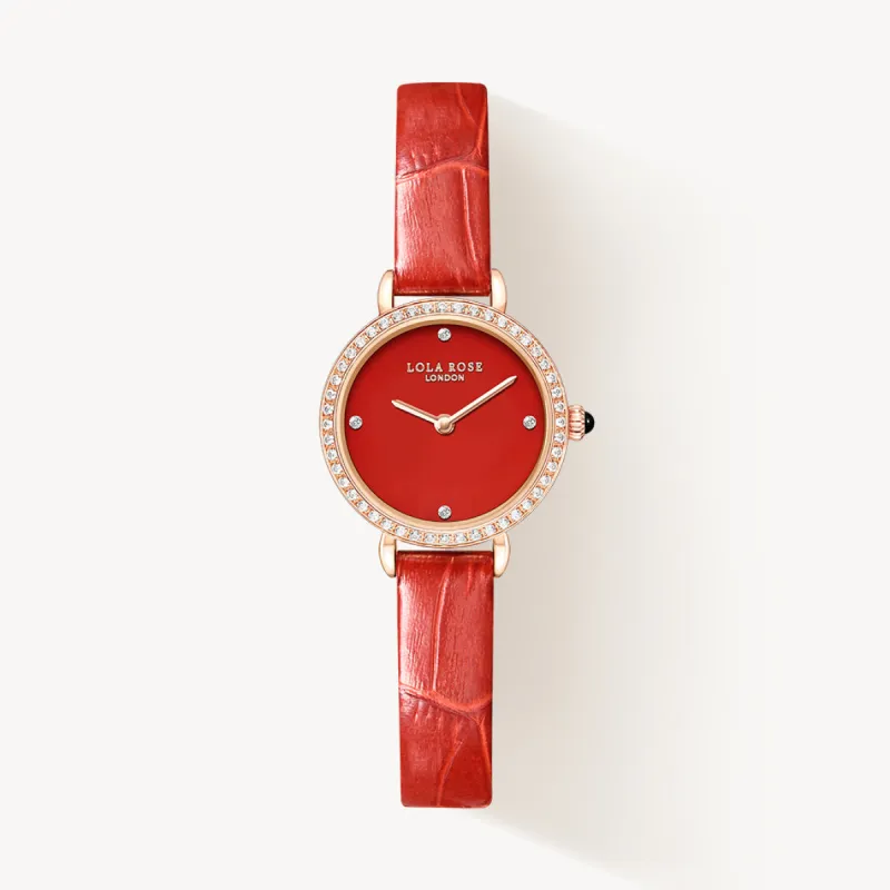 Carnelian Watch With Zircon sold by Lola Rose