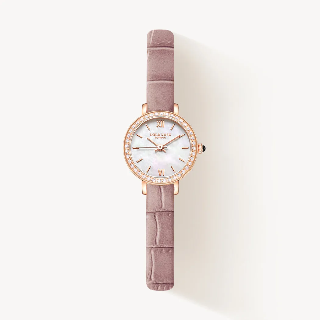 Mother of Pearl Watch With Zircon sold by Lola Rose