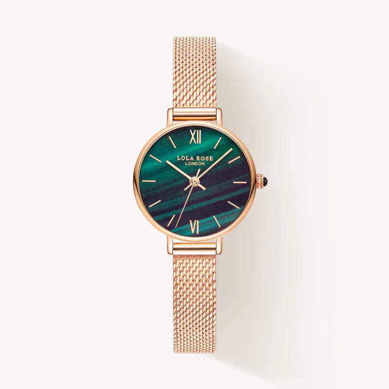 Malachite Textured Watch sold by Lola Rose