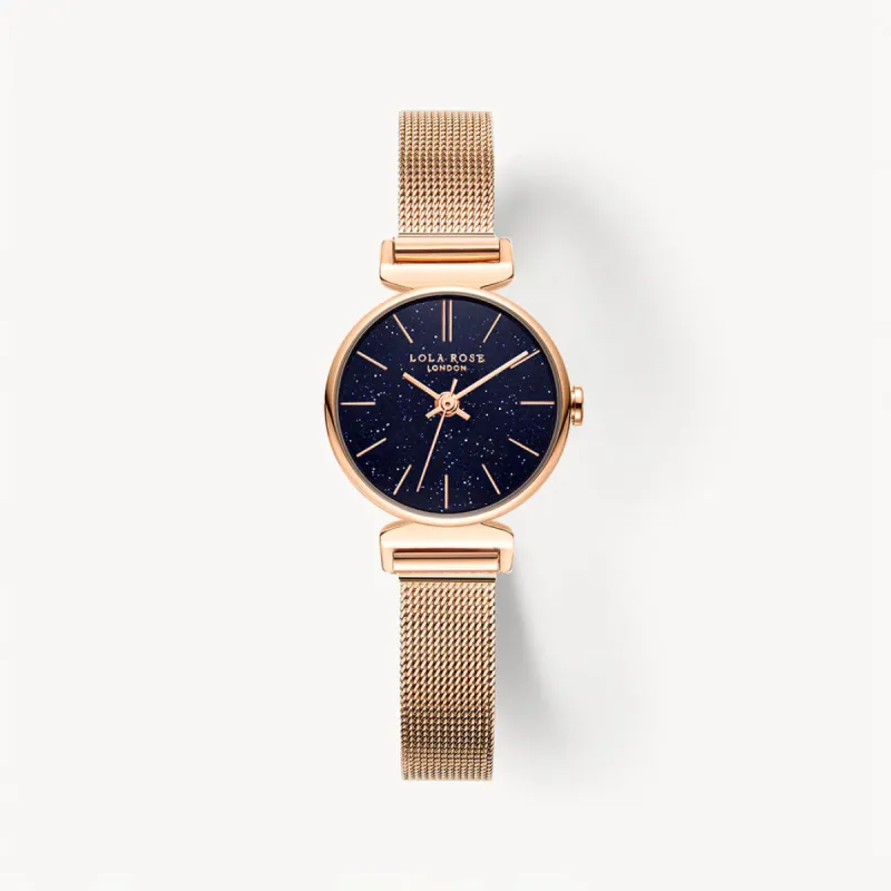 LOLA ROSE 腕時計 ブラック ゴールド ブロンド MIX Golden Black