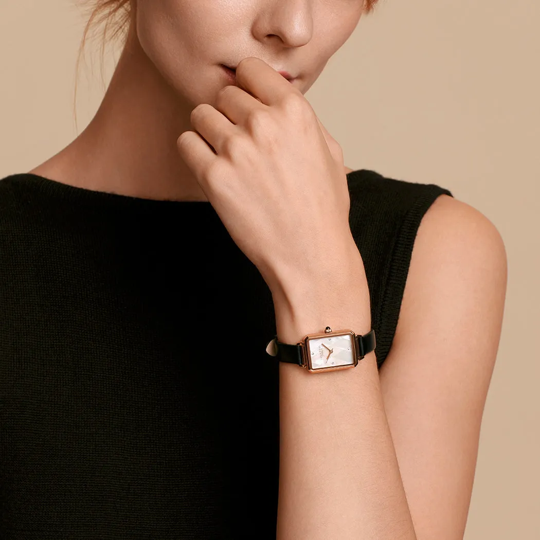 Diamond-pattern Mother of Pearl Watch sold by Lola Rose product image thumbnail 2