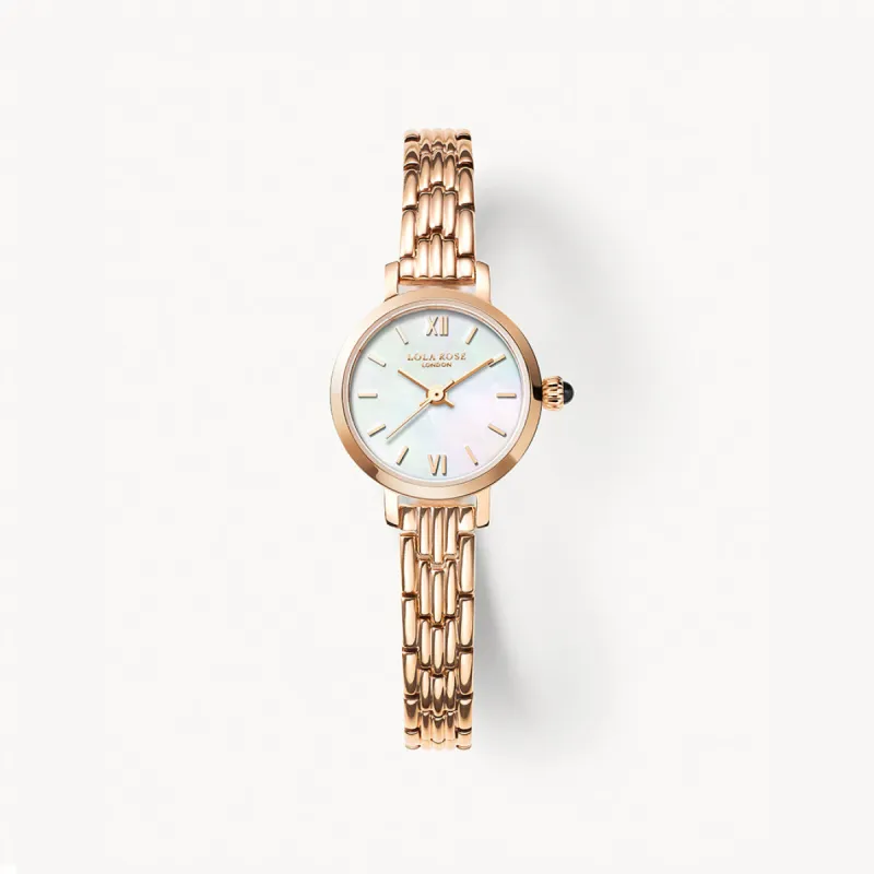 Rose Gold Mother of Pearl Watch sold by Lola Rose