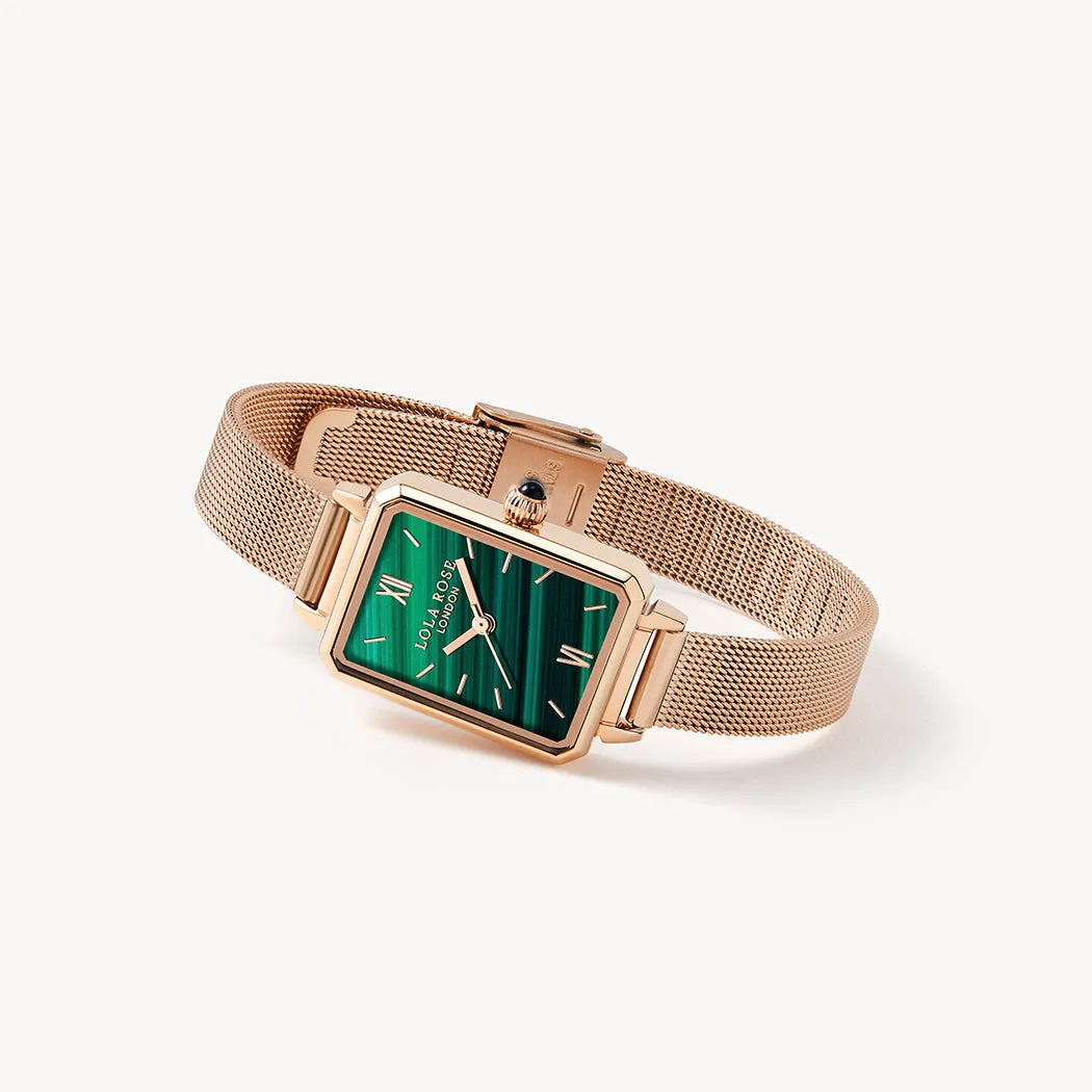 Malachite Textured Watch sold by Lola Rose product image thumbnail 4
