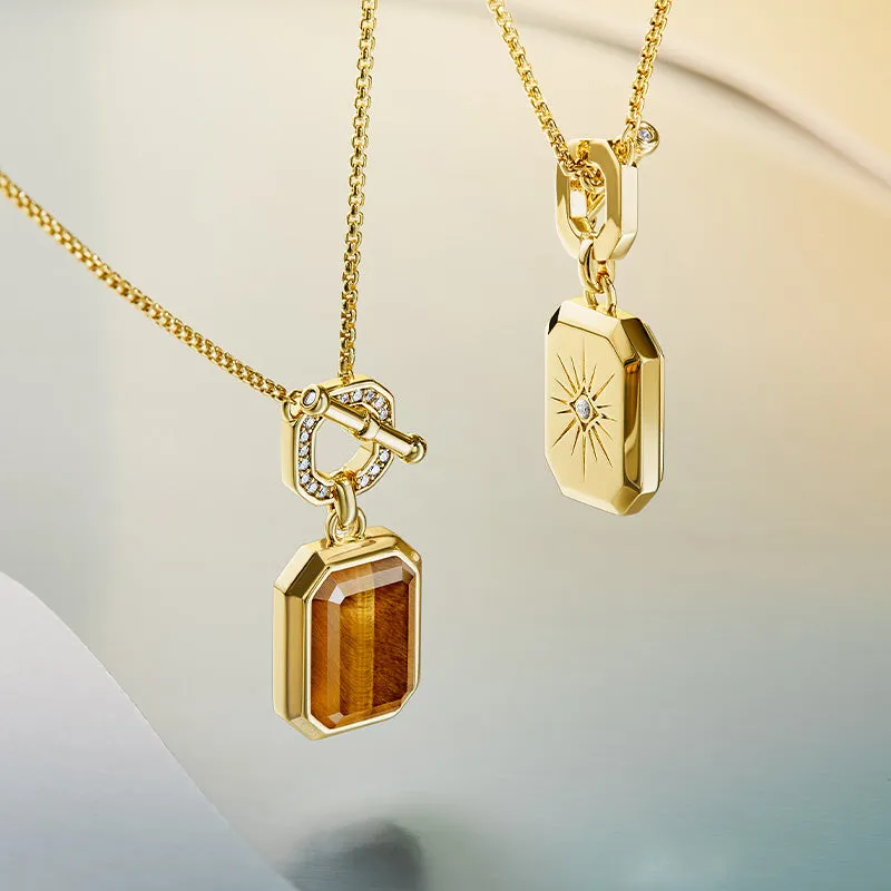 Ms. Lola Tiger Eye Necklace sold by Lola Rose product image thumbnail 3