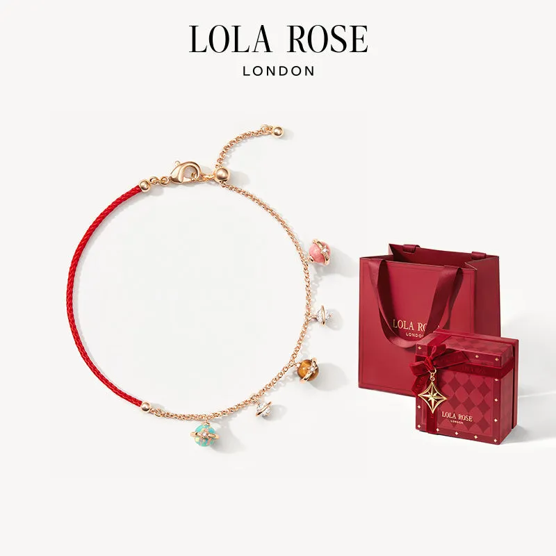 Tiger Eye Synthetic Opal & Rhodonite Bracelet in Christmas Limited Edition Box sold by Lola Rose product image thumbnail 3