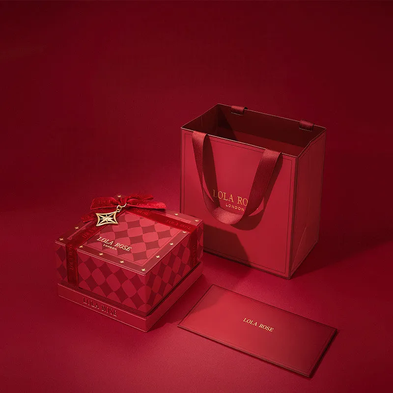 Tiger Eye Synthetic Opal & Rhodonite Bracelet in Christmas Limited Edition Box sold by Lola Rose product image thumbnail 4