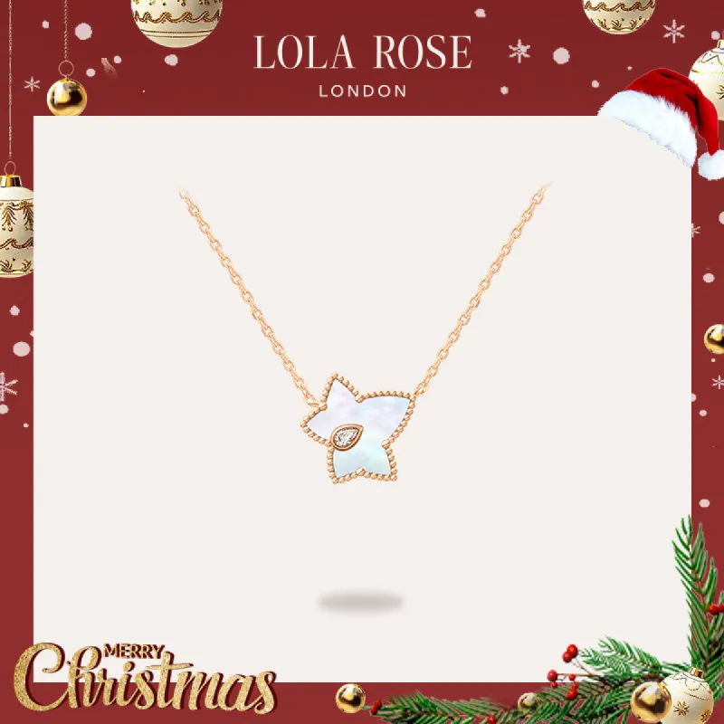 Mother of Pearl Bead Necklace in Special Limited Edition Box sold by Lola Rose
