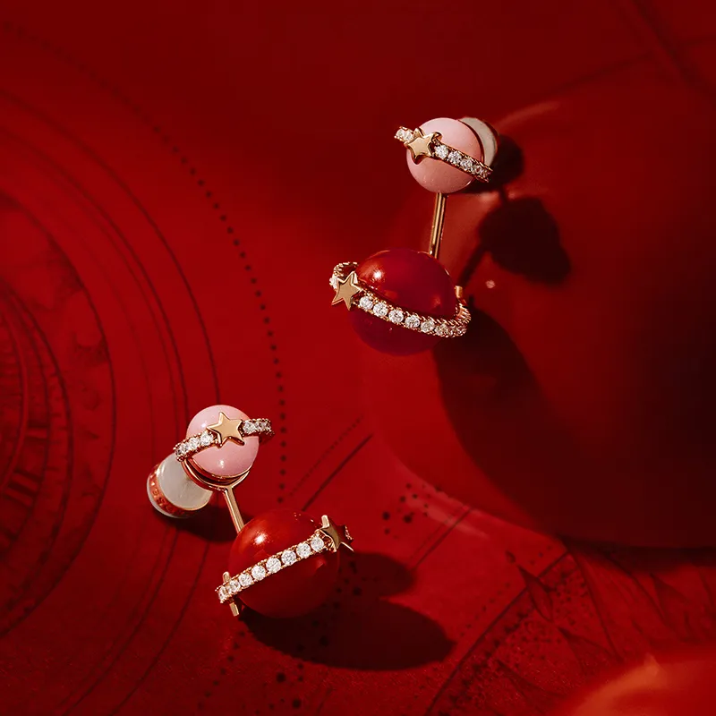 Heliocentric Carnelian Earrings(Shipping from January 5th) sold by Lola Rose product image thumbnail 3