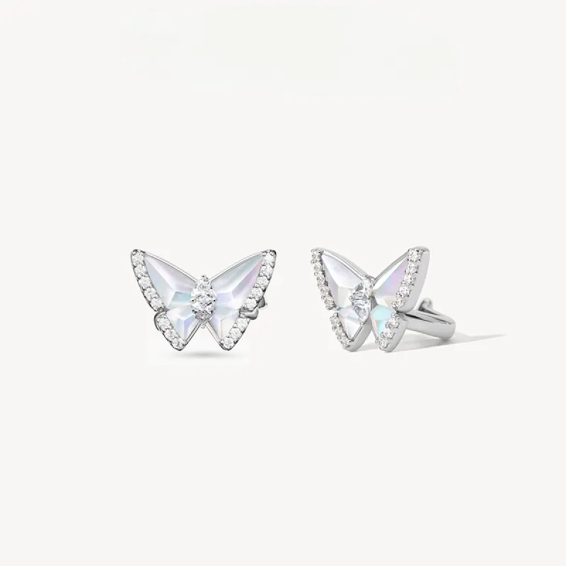 Crystal Butterfly Ear Cuff sold by Lola Rose