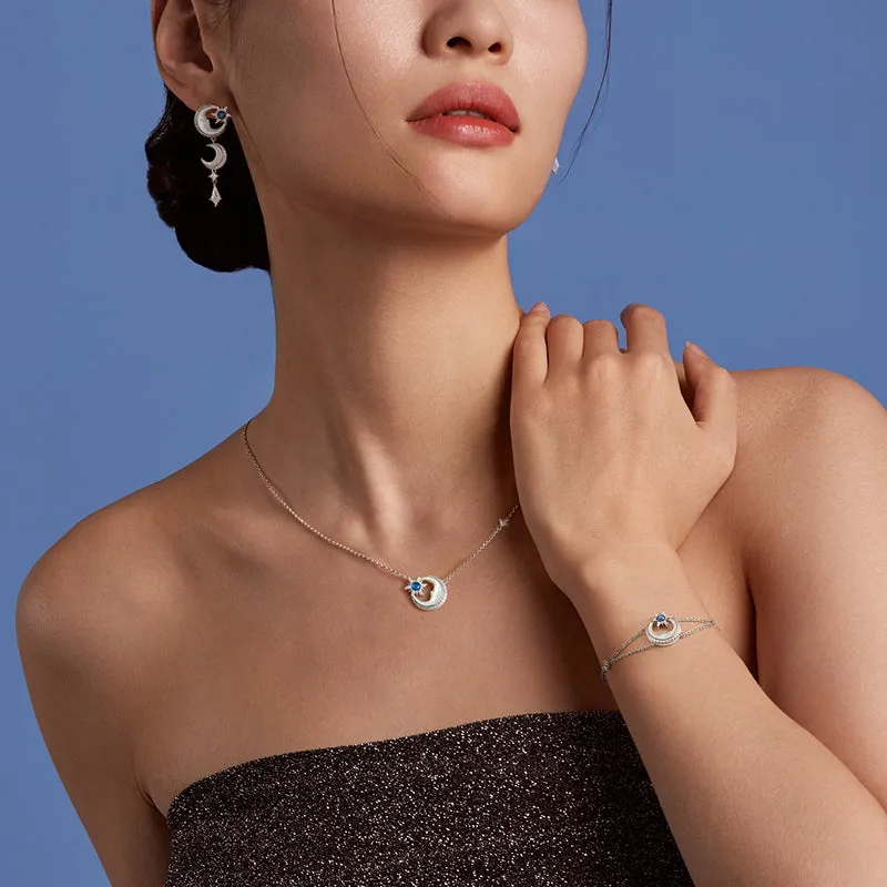 Astrology Mother of Pearl Necklace & Earrings Gift Set sold by Lola Rose product image thumbnail 2