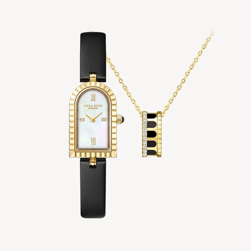 Arch Watch & Necklace Gift Set sold by Lola Rose