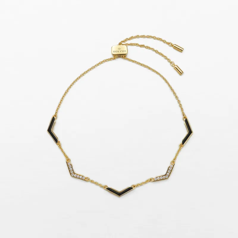 Pediment Black Onyx Bracelet sold by Lola Rose