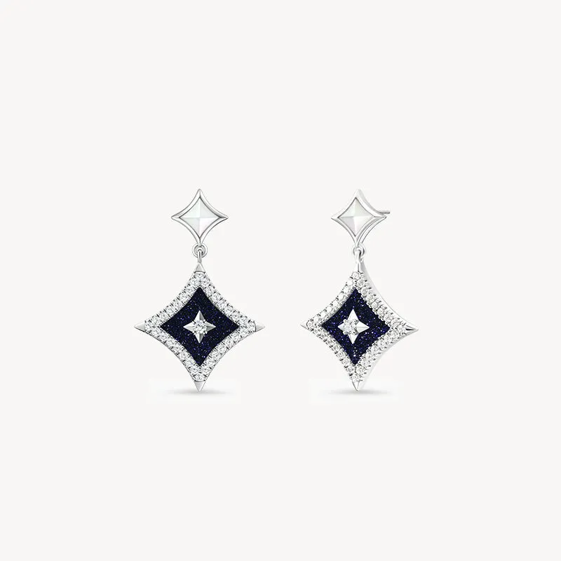 Blue Sandstone Earrings sold by Lola Rose