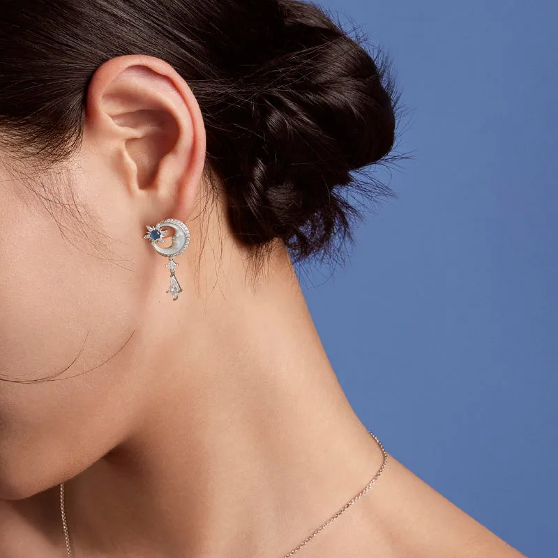 Astrology Moon Mother of Pearl Earrings sold by Lola Rose product image thumbnail 2