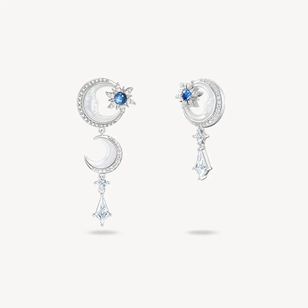 Astrology Moon Mother of Pearl Earrings sold by Lola Rose product image thumbnail 3