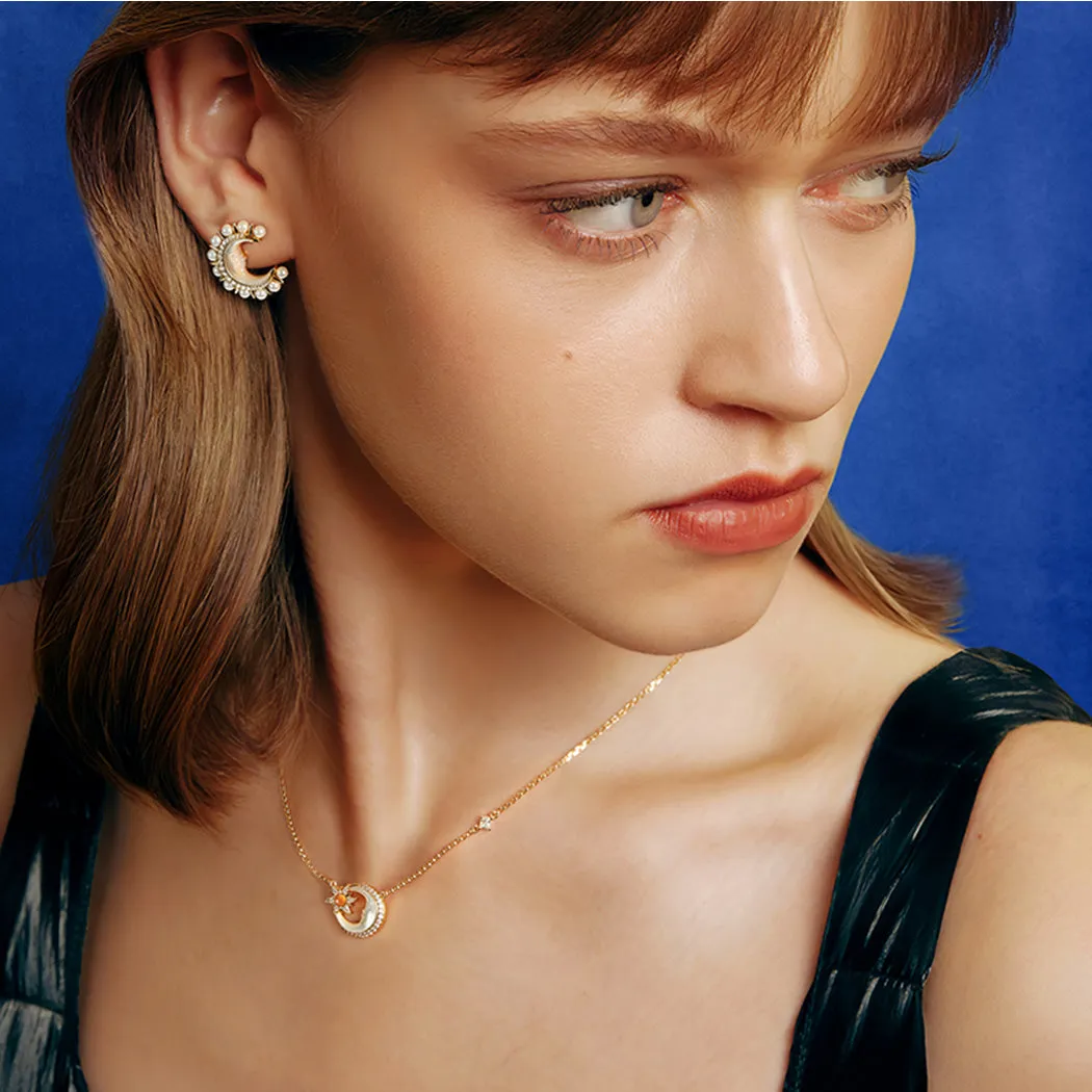 Astrology Moon Necklace sold by Lola Rose product image thumbnail 3