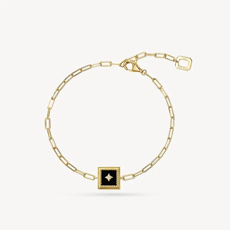 Gallery Black Onyx Stud Bracelet sold by Lola Rose