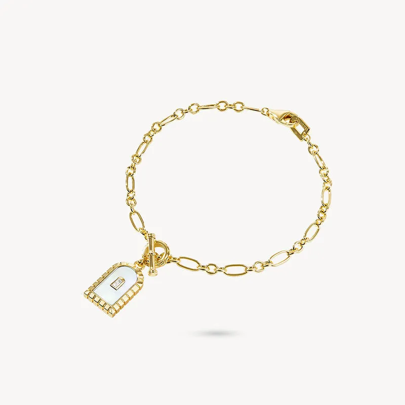 Arch Mother-of-Pearl Bracelet sold by Lola Rose