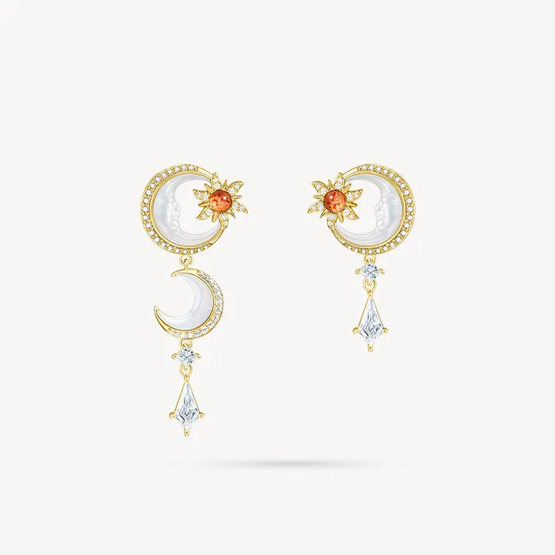 Astrology Moon Earrings sold by Lola Rose