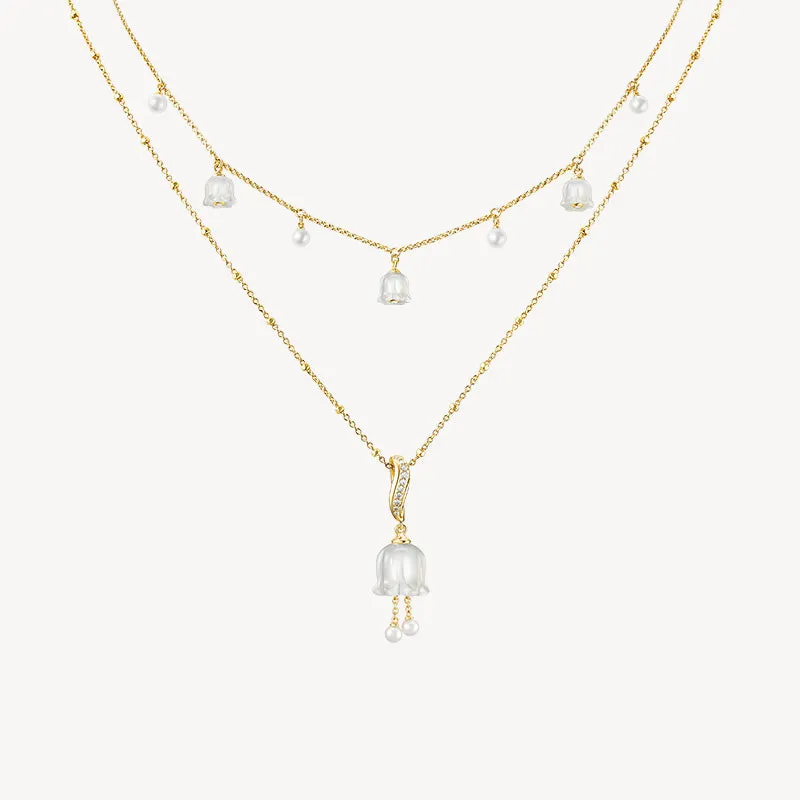 New Lily of the Valley Necklace Gift Set sold by Lola Rose