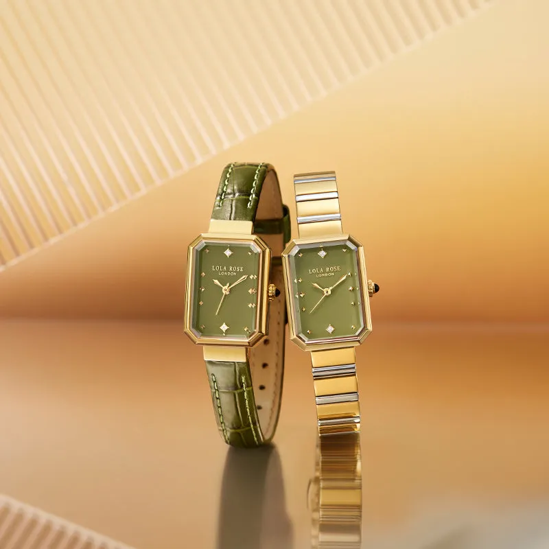 New Ms. Lola Green Onyx Watch With Two Strap Set sold by Lola Rose product image thumbnail 2
