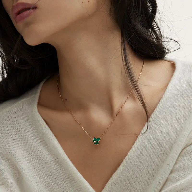 Malachite Necklace & Earrings Gift Set sold by Lola Rose product image thumbnail 2