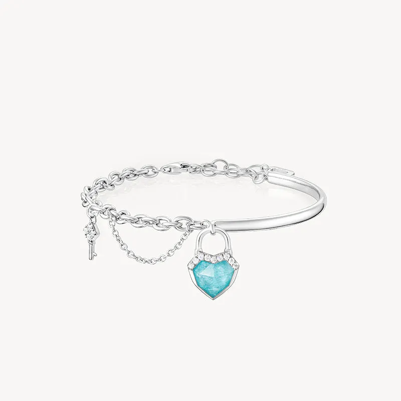 New Amazonite & Clear Quartz Bracelet sold by Lola Rose