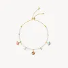 Cube Mother of Pearl Watch & Pearl Bracelet Gift Set sold by Lola Rose