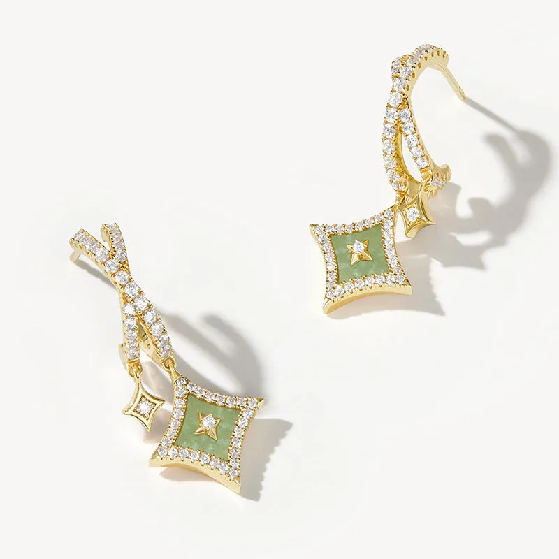 Aventurine Necklace & Earrings & Bracelet Gift Set sold by Lola Rose product image thumbnail 4