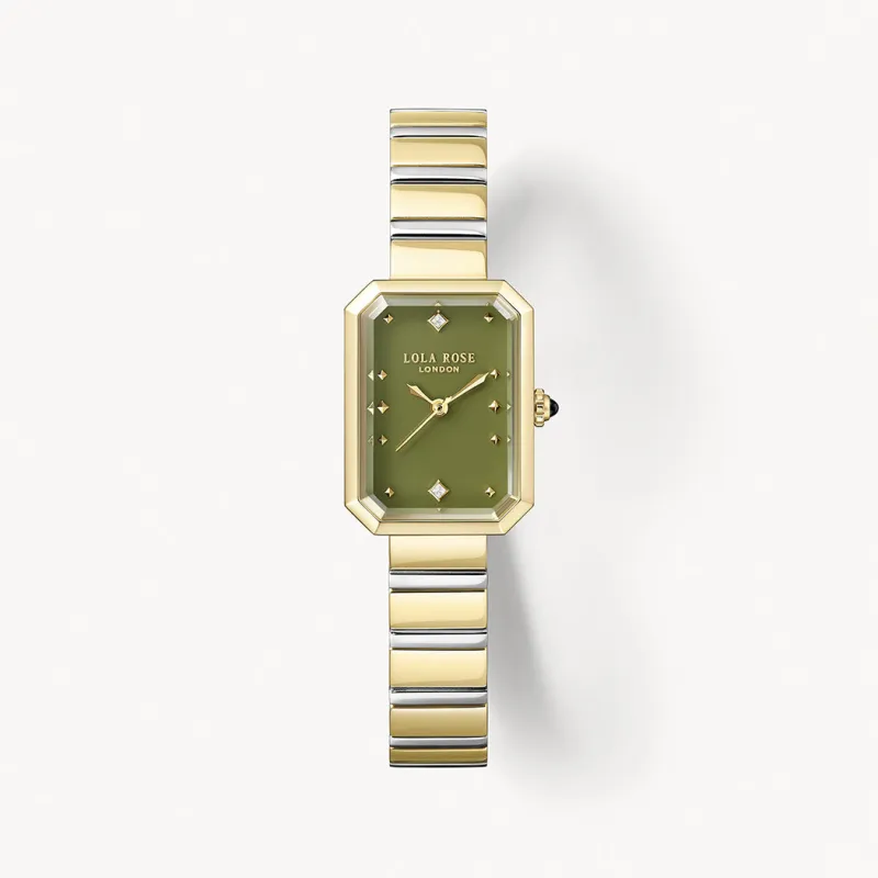 Ms. Lola Green Onyx Watch with Quick-Release Strap sold by Lola Rose