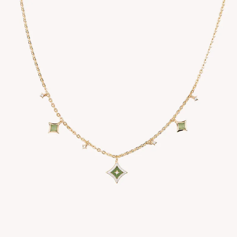 Aventurine Pendant Necklace sold by Lola Rose