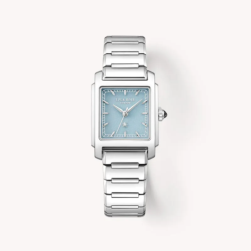 Urban Blue Square Quartzite Jade Watch(Shipping from September 16th) sold by Lola Rose