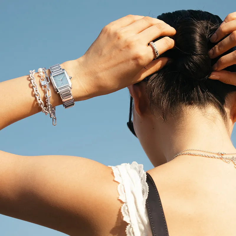 Urban Stacked Chain Bracelet Gift Set sold by Lola Rose product image thumbnail 4