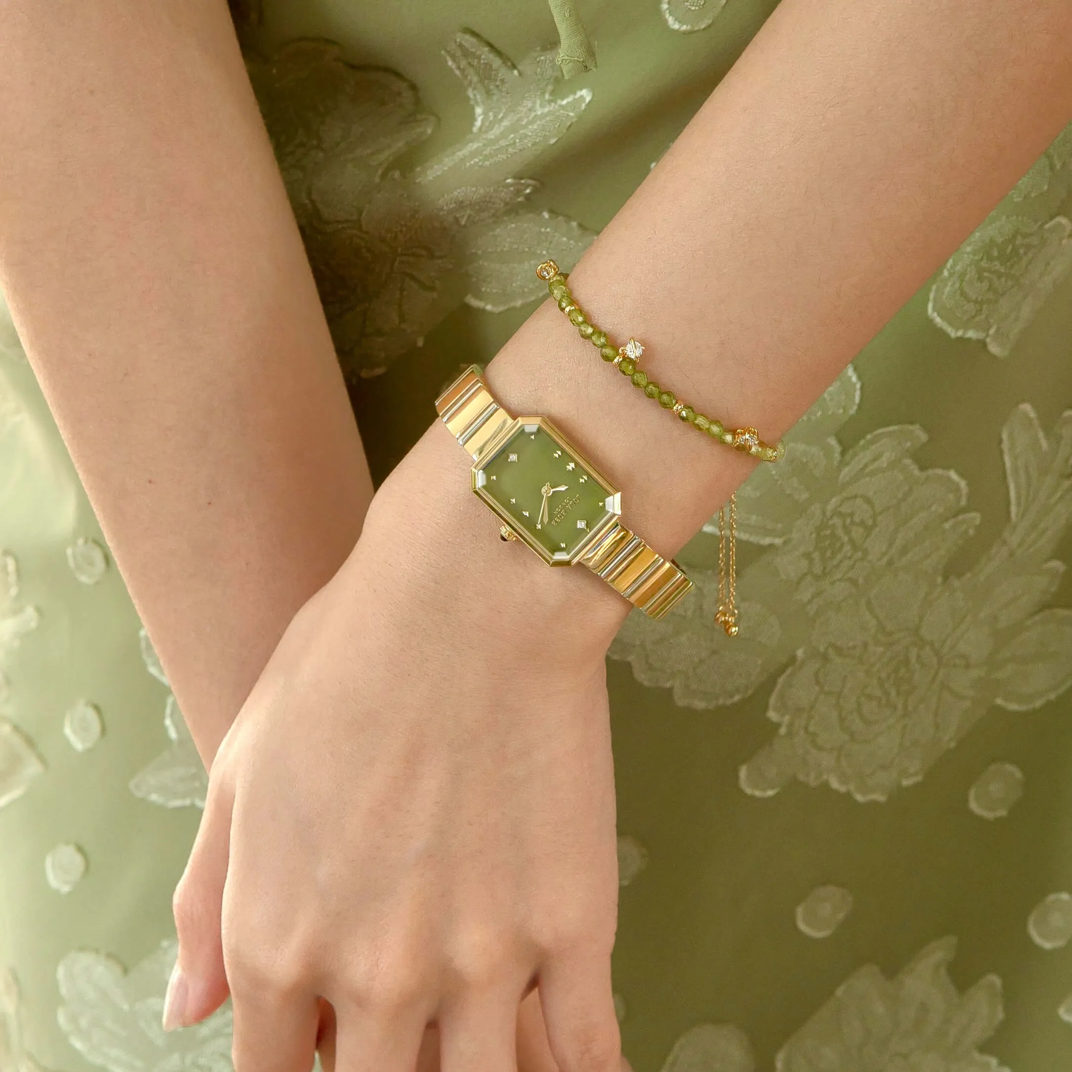 Ms. Lola Green Onyx Watch & Heliocentric Bracelet Gift Set sold by Lola Rose product image thumbnail 3