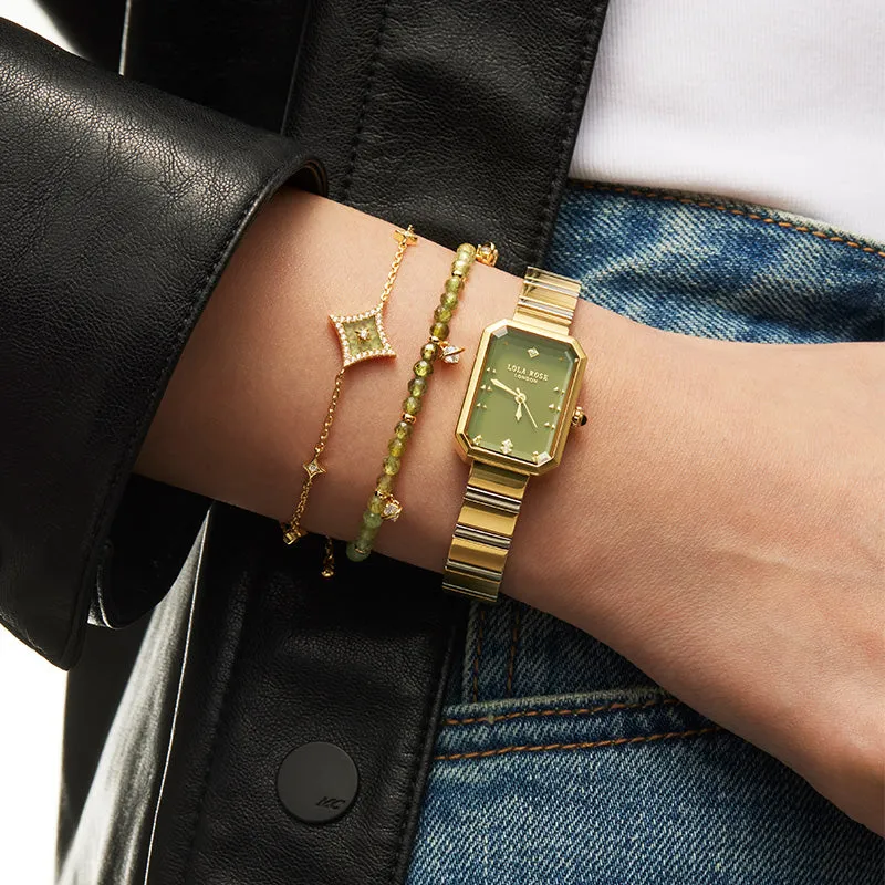Ms. Lola Green Onyx Watch & Heliocentric Bracelet Gift Set sold by Lola Rose product image thumbnail 4