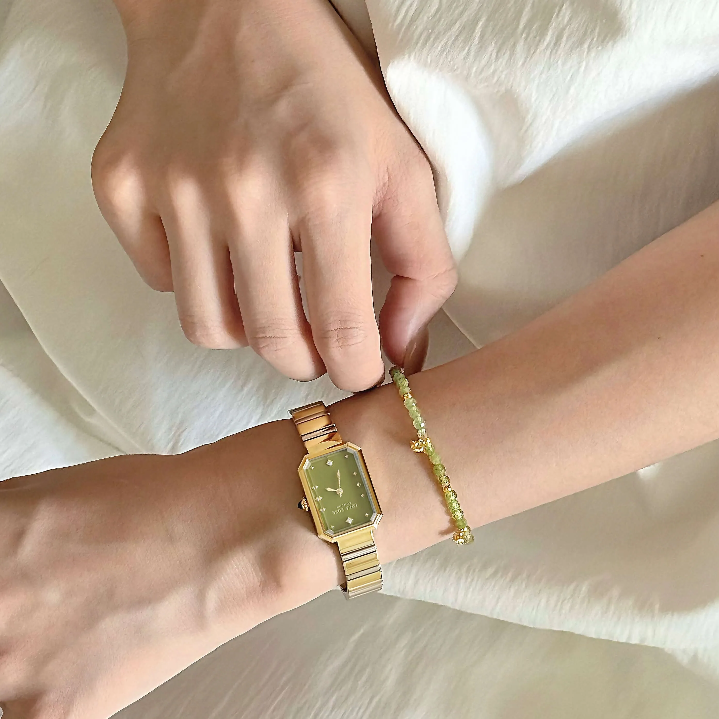 Ms. Lola Green Onyx Watch & Heliocentric Bracelet Gift Set sold by Lola Rose product image thumbnail 5