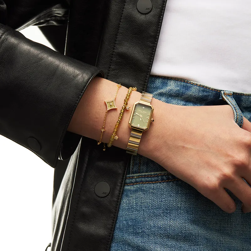 Ms. Lola Green Onyx Watch & 2-Piece Bracelet Gift Set sold by Lola Rose product image thumbnail 2