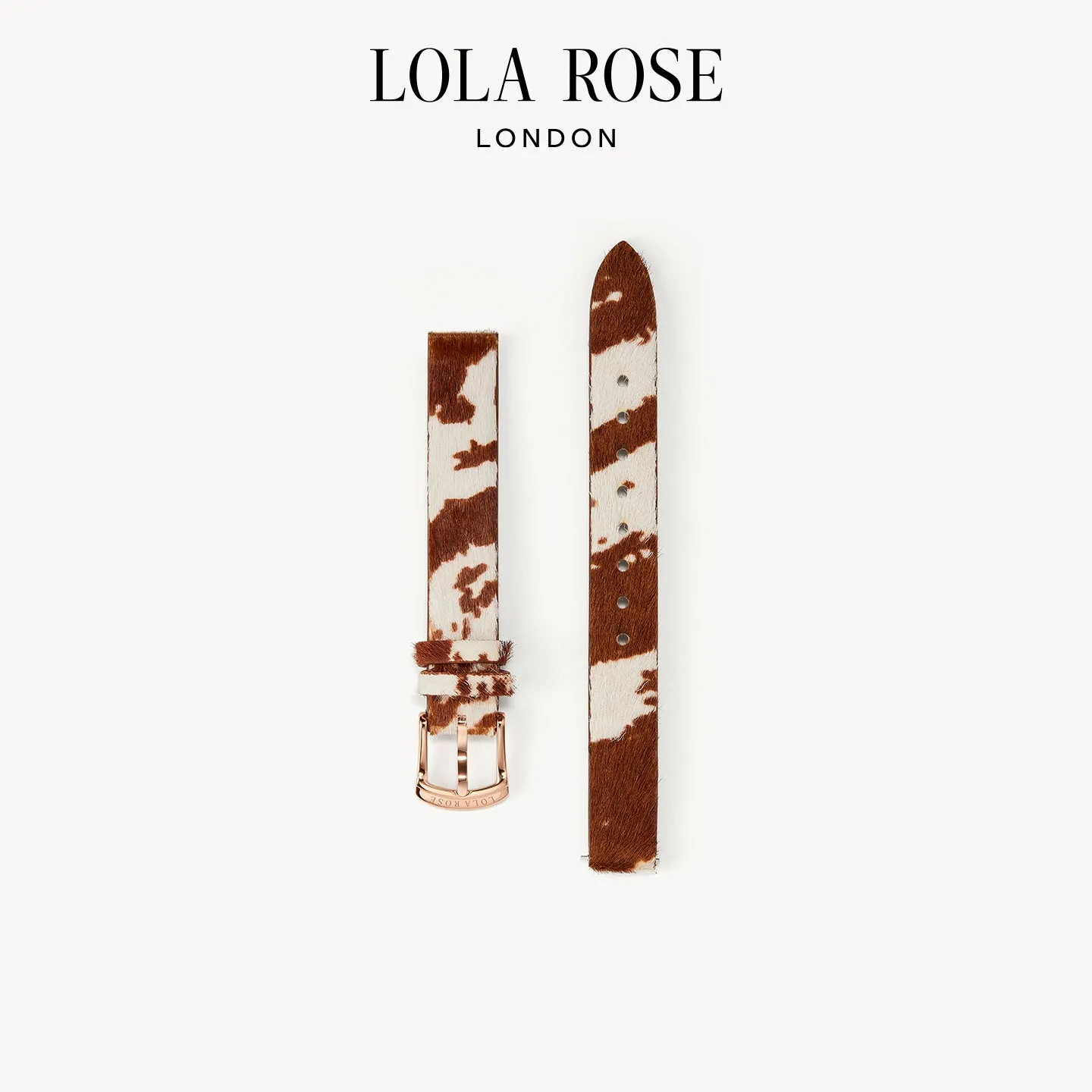 New Cube Mother of Pearl Watch with Cowhide Pattern Strap sold by Lola Rose product image thumbnail 5