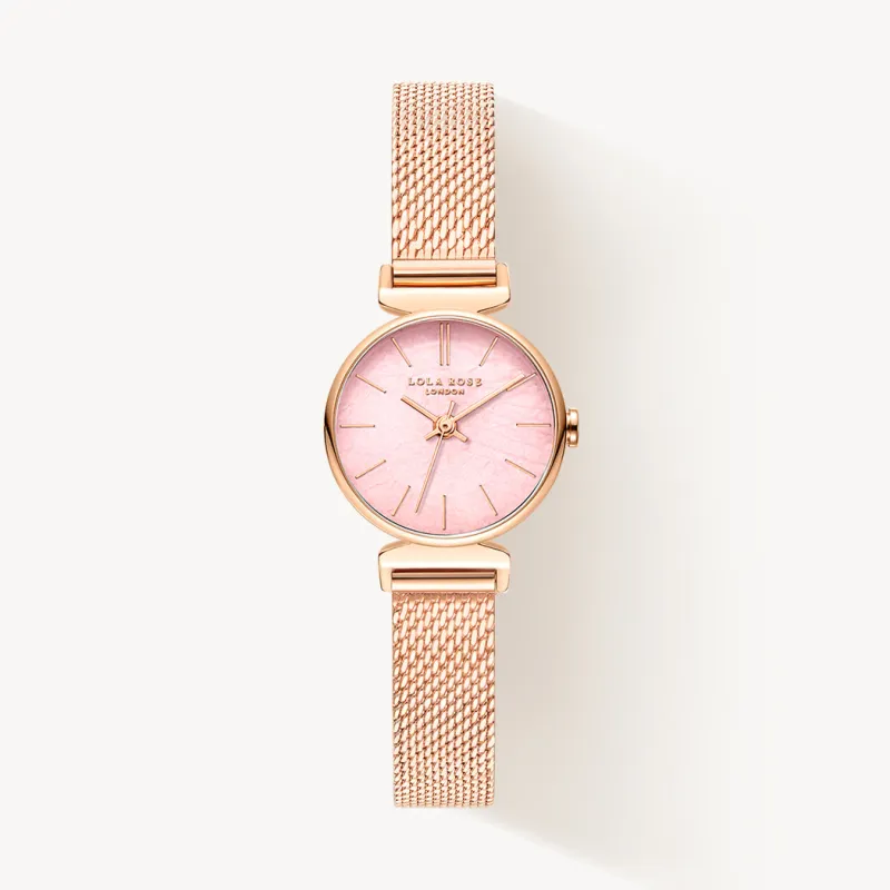Pink Crystal Watch sold by Lola Rose